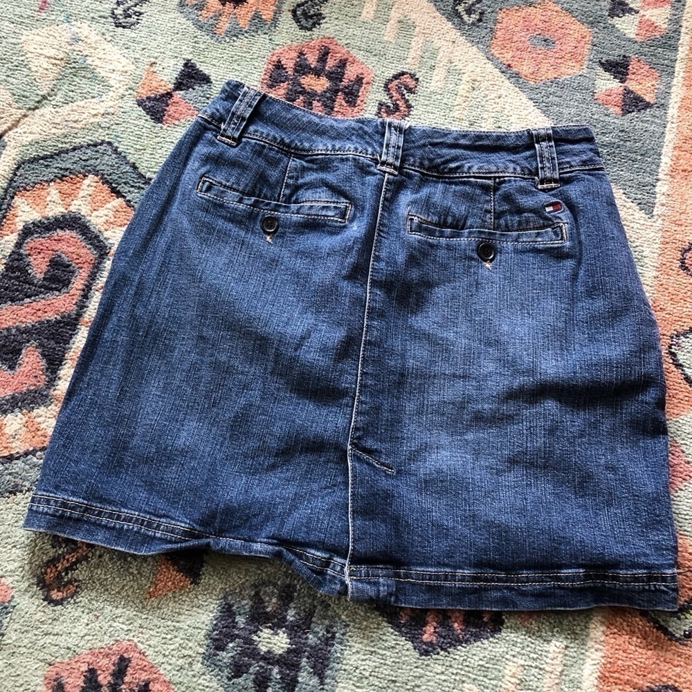Tommy Hilfiger Blue Denim Skirt